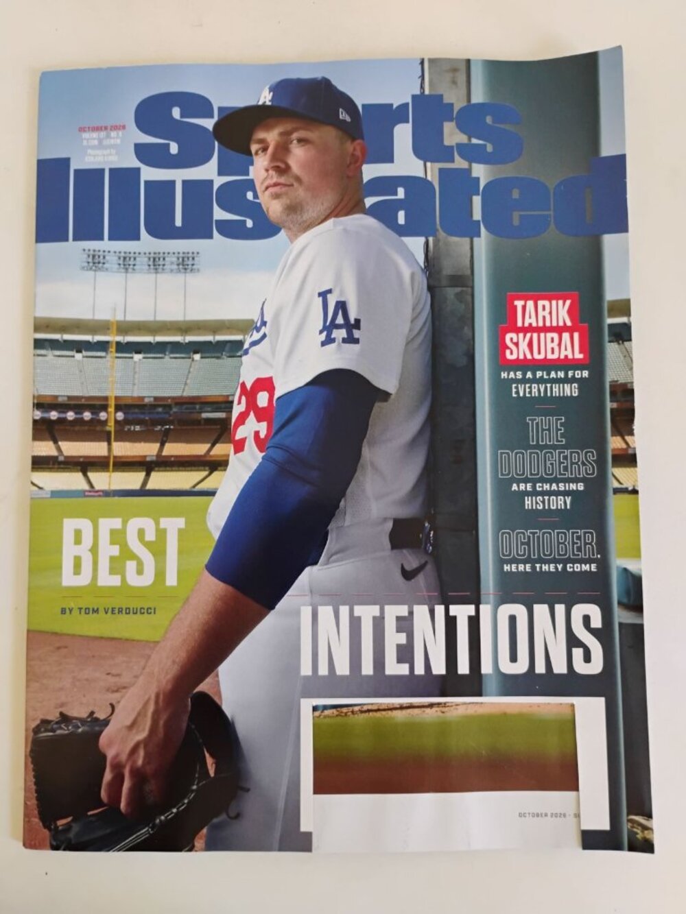 Sports Illustrated magazine October 2026 LA Dodgers and Tarik Skubal